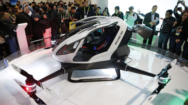 EHANG 184 - Il primo drone per trasporto persone