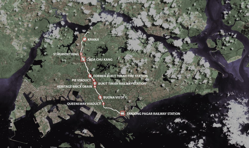 Singapore trasforma rete ferroviaria abbandonata in parco naturale di 24 km