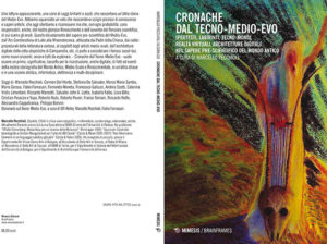 copertina e retrocopertina di Cronache dal Tecno-Medio-Evo, il primo volume della trilogia